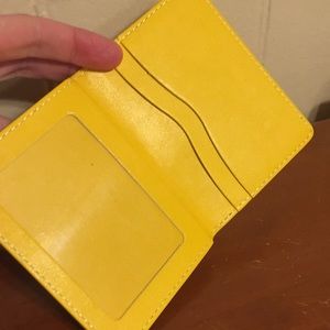 SALE PRICE! Yellow Wallet (insert)
